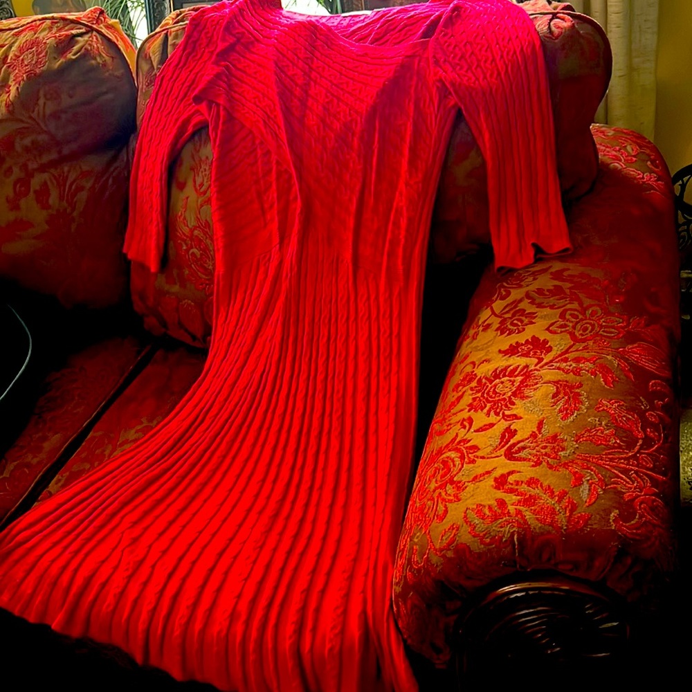 Red dress